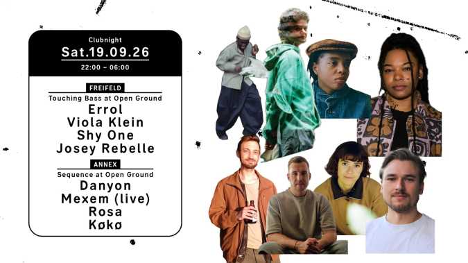 Touching Bass curate at Open Ground (Wuppertal, GER)
