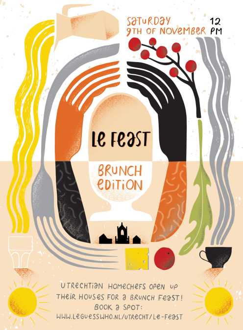 Utrechtian homechefs open up their houses for Le Feast 2019. Apply now!