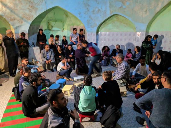 "If you keep something to yourself, you kill it": Behind the Scenes in Slemani, Kurdistan-Iraq